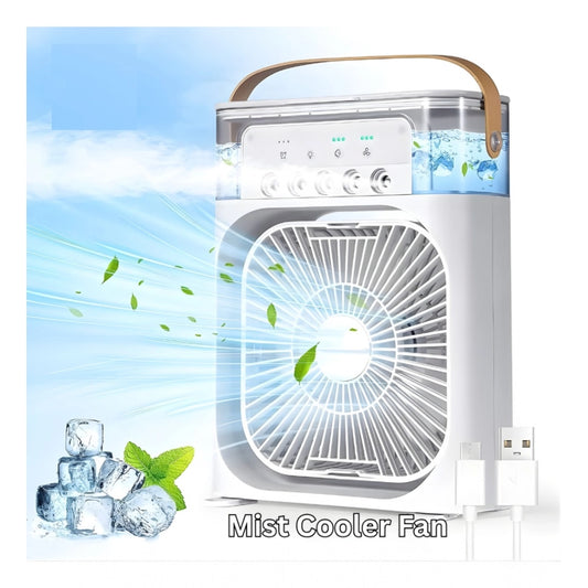 Air Fan with LED Nightlight