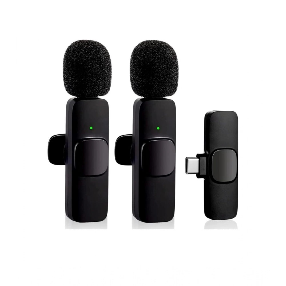 K9 Microphone, Digital Mini Portable Recording Clip Mic with Receiver (Single Piece)