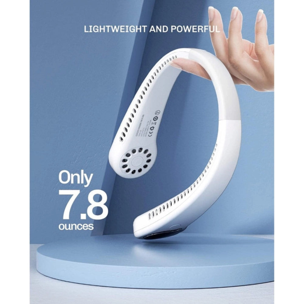 USB Rechargeable Wearable Neck Fan (Single Piece)