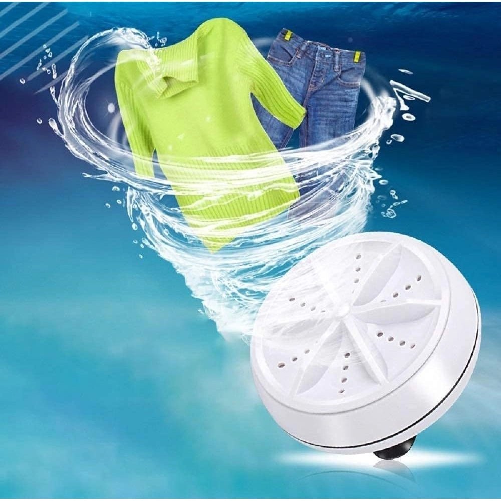Mini Portable Turbine Washer (Multicolor) (Pack of 2)